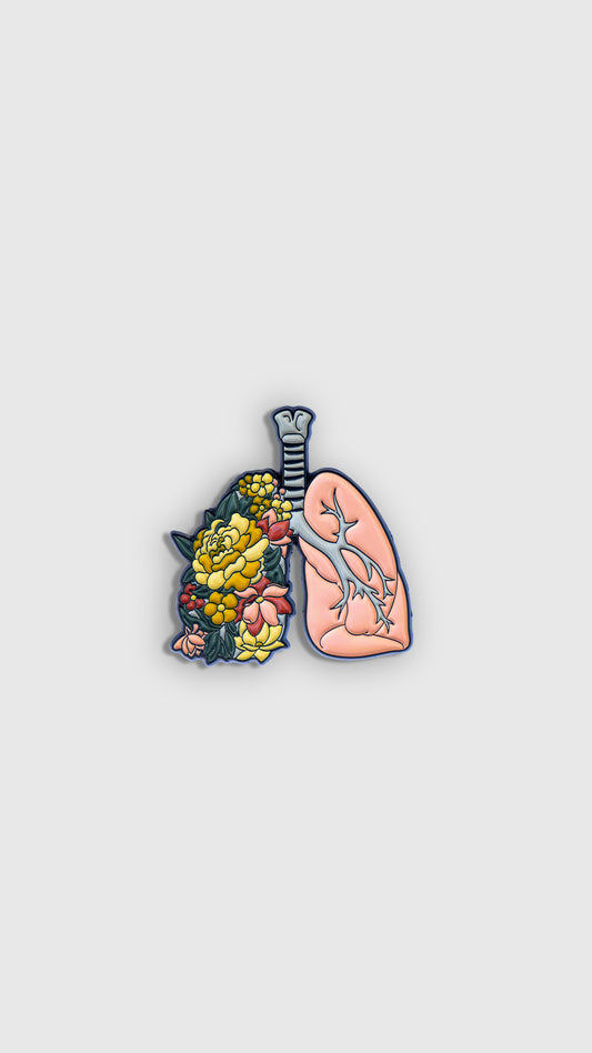Half-oxygen Half-flowers pin!