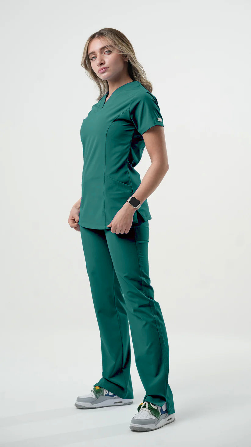 North-Notched | Lux-line| Aurora Green