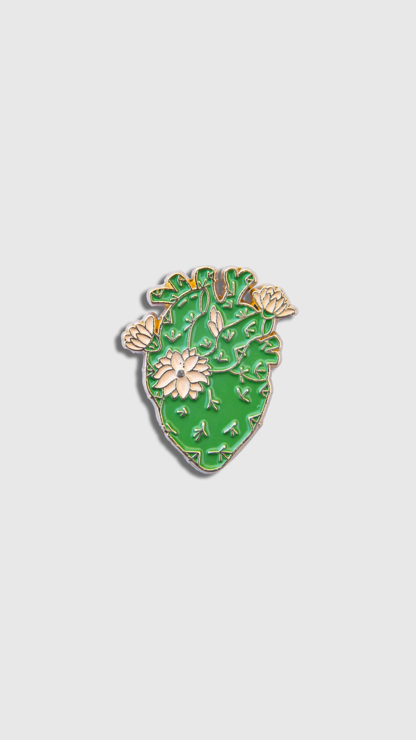 Floral heart pin!