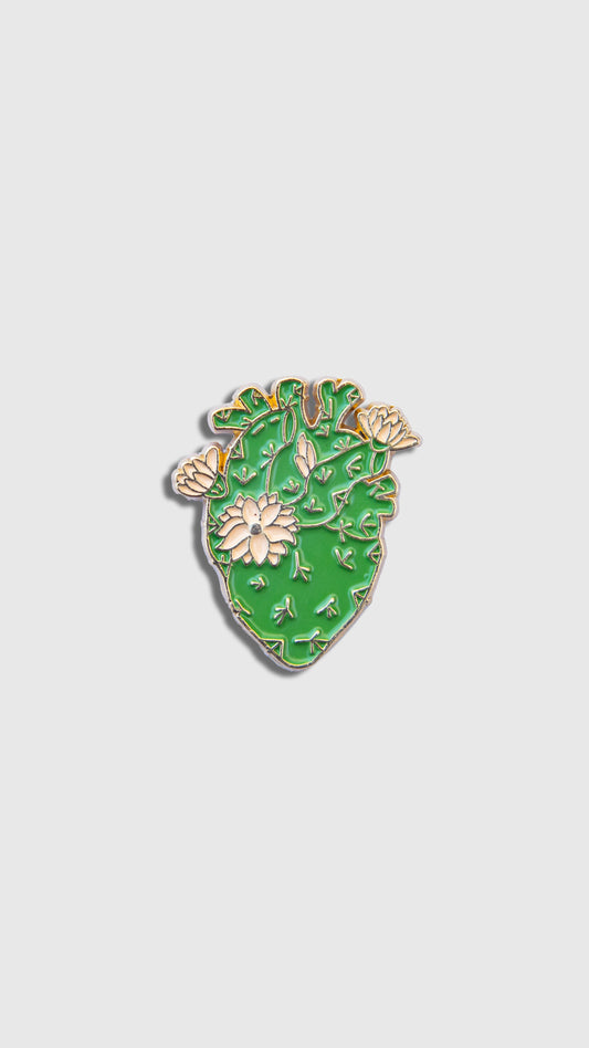 Floral heart pin!