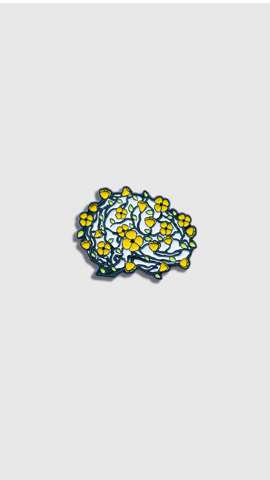 Floral brain pin!