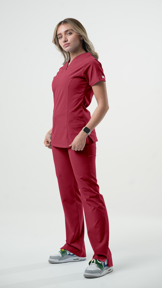 North-Based | Lux-line| Bordeaux Red