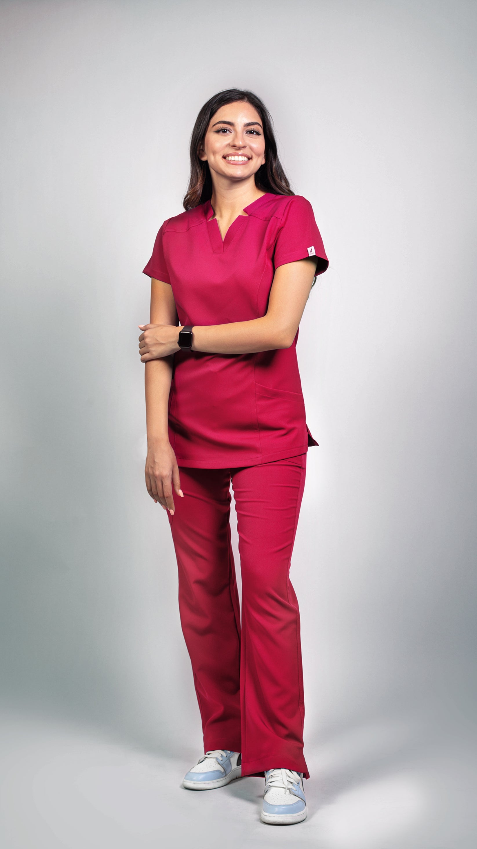 NorthNotched Larissa Pink Northfit scrubs